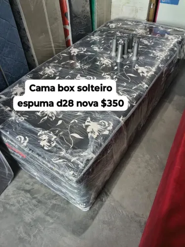 Cama Solteiro Espuma D28 Nova (FRETE GRÁTIS)