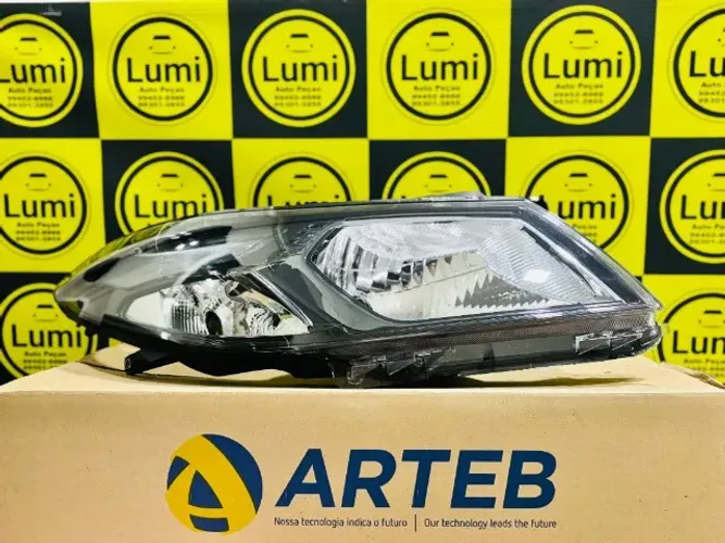 Farol Onix / Prisma 2013 a 2019 Arteb ( Mascara Negra ) NOVO !!