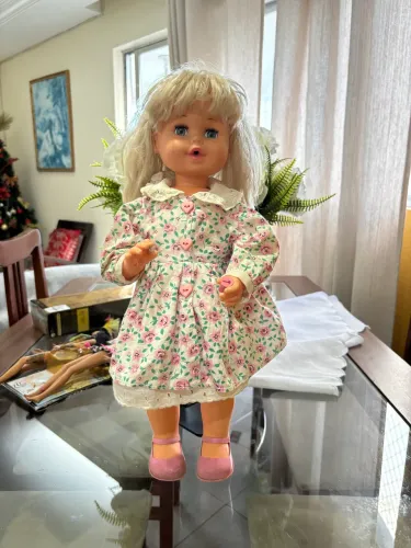 Boneca bolinha de sabão usada