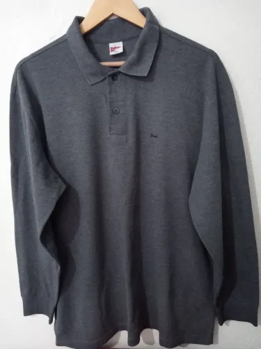 Camisa Pool gola polo manga longa 