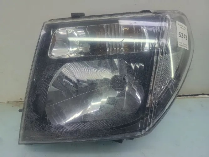 Farol esquerdo Nissan Frontier 08/16 máscara negra 