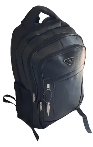 Mochila Couro Sintético Masculina Notebook Faculdade Bolsa Reforçada