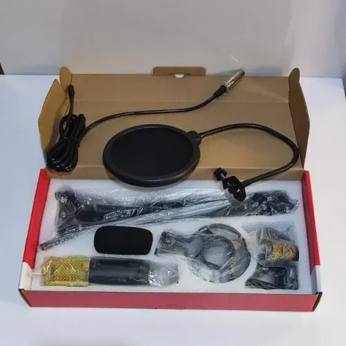 Microfone Condensador Tomate Mt-1026 P2 para computador