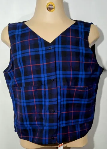 Colete masculino chadrez pra usar sobre a camisa ou só Tam 40.