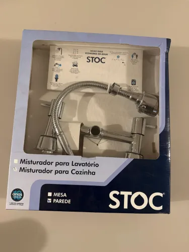 Torneira de parede com misturador STOC - NOVO na caixa