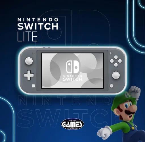 Nintendo Switch Lite Cinza - Loja dos Games