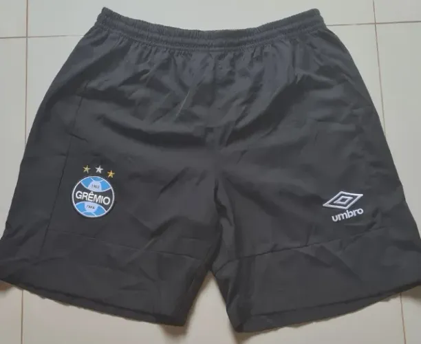 Calção Grêmio Umbro Preto 2017 Tamanho GG