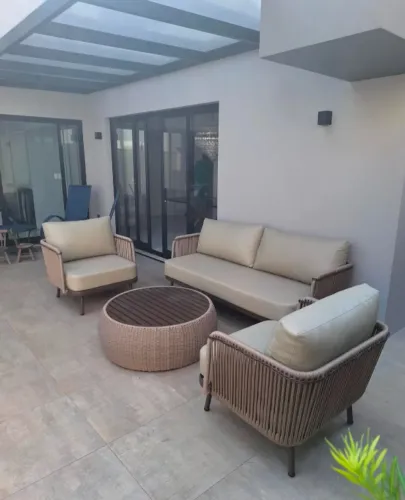 CONJUNTO SOFÁ PARA VARANDA / CORDA NÁUTICA