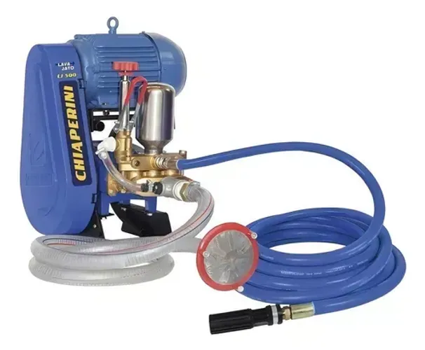 Lavadora De Alta Pressão Fixa Chiaperini Lj 500 5hp Trifá Cor Azul