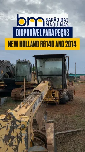 MOTONIVELADORA - NEW HOLLAND RG140 ANO 2014