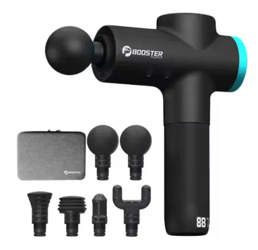 Pistola Massageador Booster M2 + [Maleta, 6 Cabeças] (Profissional)