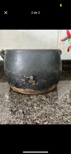 Panela/caldeirao de ferro 