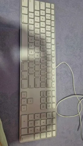 Apple Keyboard Wired Com Fio Usb