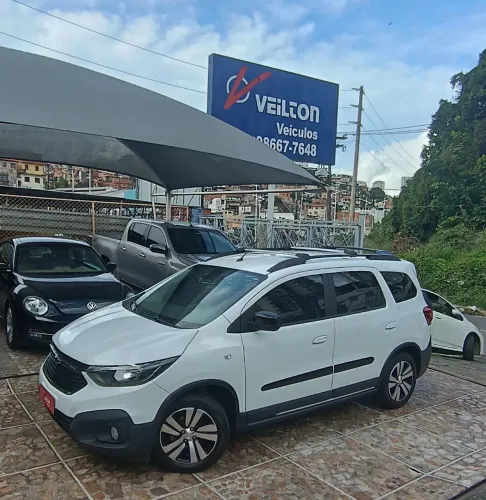 Chevrolet Spin Activ 7 Lugares 2023 Branca Revisada 1.8 8V Econo.flex 5P Automatica