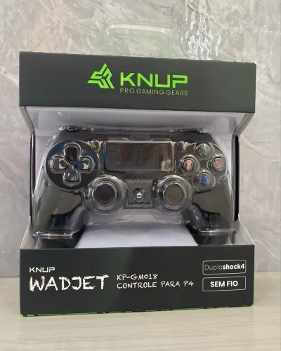 Controle para Ps4 bluetooth KNUP - ENTREGA A DOMICÍLIO 