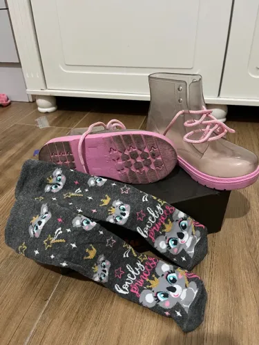 Botinhas e meias de princesa da puket 29/30