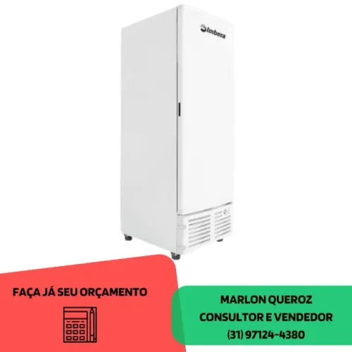 Freezer Imbera Porta Cega Vertical 560L Branco