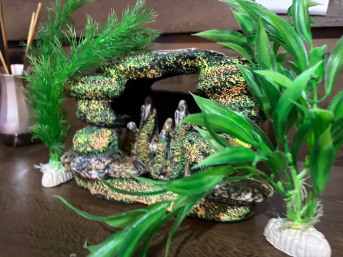 Decoração para Aquário/Terrário - Rocha Artificial
