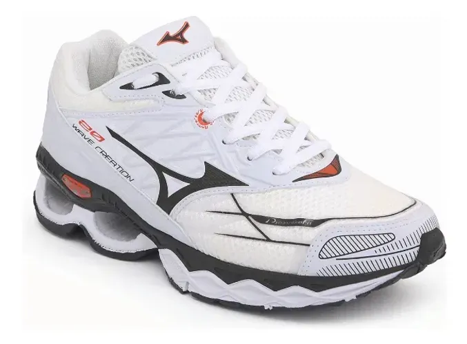 Tênis masculino Mizuno Wave Creation 20 Macio corrida nº41 Novo