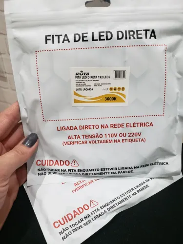 Fita de led ligação direta sem uso de fonte 