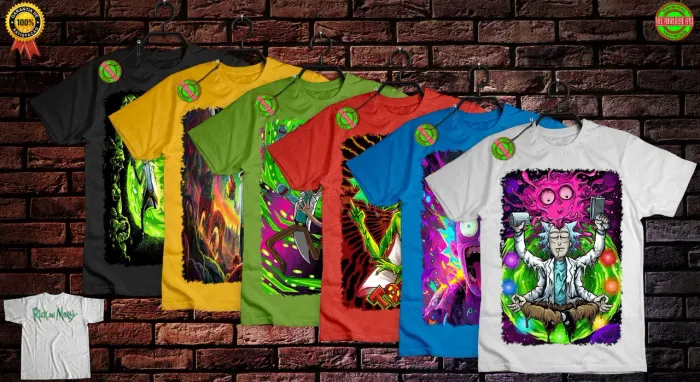 Camiseta Rick and Morty - Rick vs Monstro