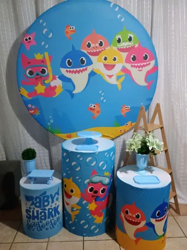 Pegue e Monte tema Baby Shark