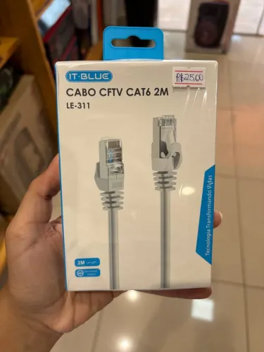 Cabo de Rede CAT6 2M - IT-BLUE