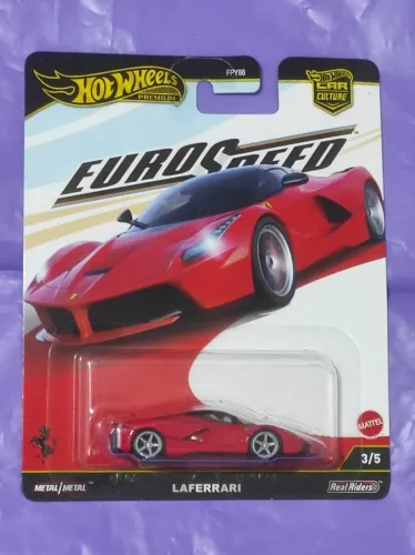 Hot Wheels Premium Laferrari Car Culture Eurospeed Vermelho