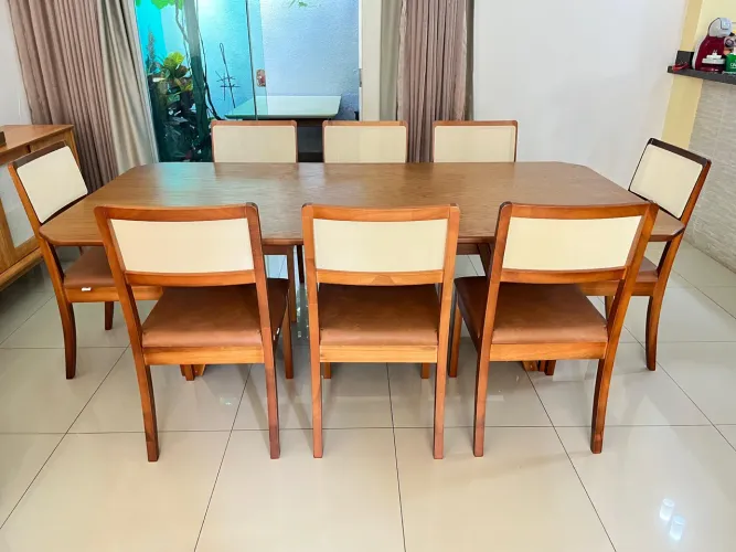 Mesa de jantar nova completa pronta entrega nova