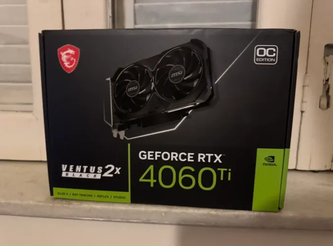 Placa de Vídeo MSI GeForce RTX 4060 Ti Ventus 2X OC