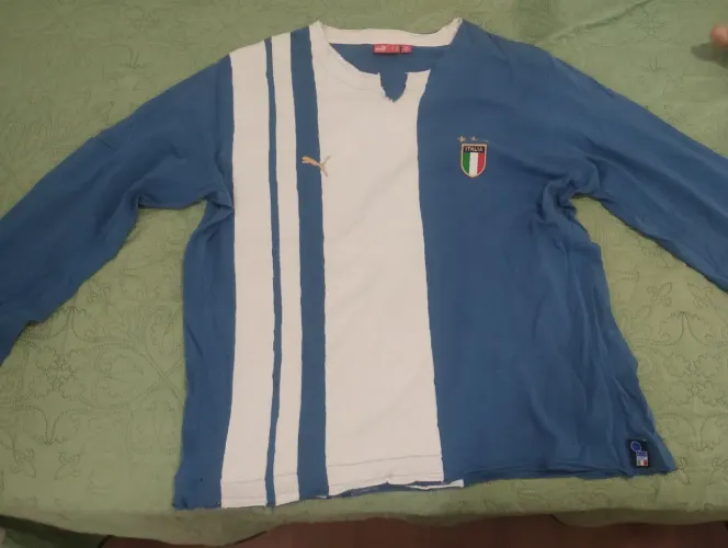 Vendo essa raridade blusa da seleção da Itália retrô