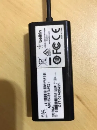 Adaptador de USB 2.0 para Ethernet - BELKIN