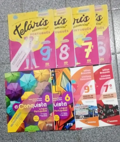 Livros conquista língua portuguesa manual professor