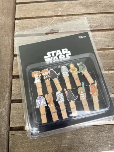 Mini Prendedores de Madeira Star Wars 