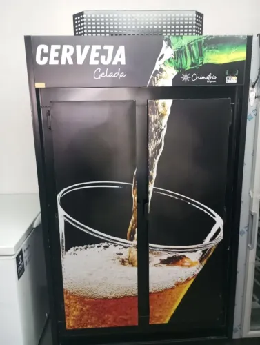 NZ. Cervejeira king 2 portas 22 caixas 