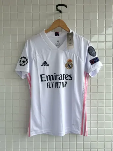 Camisa Retrô Real Madrid 2020/2021 Champions League