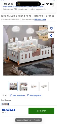 Cama montesseriana infantil
