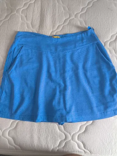 Short Saia Azul Jeans - Perfeita para o Verão!