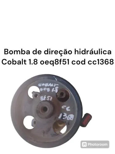 Bomba de direção hidráulica Cobalt 1.8 oeq8f51 cod cc1368