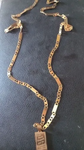 Corrente aço inoxidável pegar havan ou posto Canaã