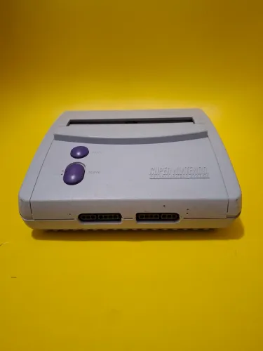 Super nintendo baby snes RF somente console funcionando