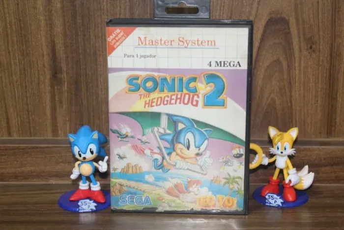 SONIC THE HEDGEHOG 2 - MASTER SYSTEM - ORIGINAL TEC TOY