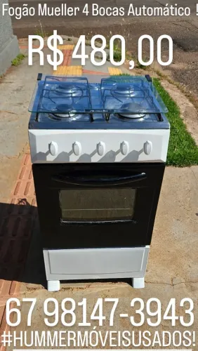 Vende - Se Fogão Mueller 4 Bocas Automático !