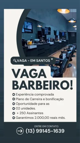 Vaga de Barbeiro
