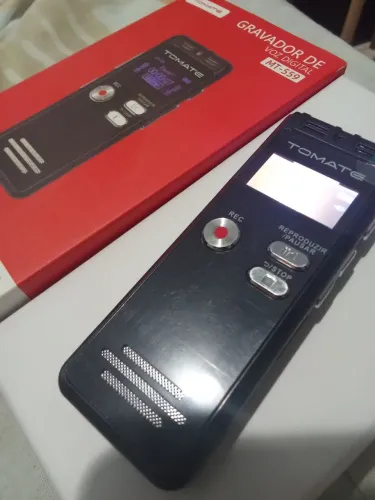 Gravador de Voz Digital Tomate 8gb de memória 