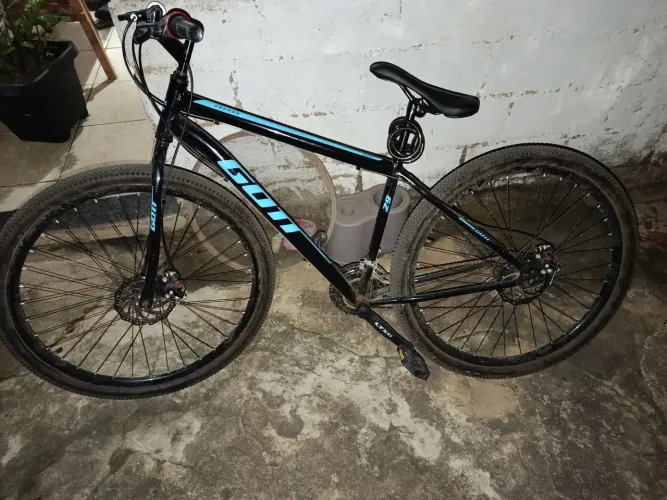 Bicicleta aro 29, com defeito