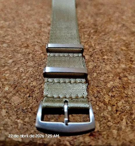 Pulseira Nato Premium Sea Belt Ônix 20mm 