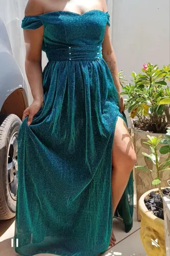 Vestido p/formatura ? verde escuro (veste M)
