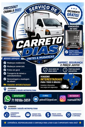 Contrato motorista com experiência para fazer entregas pro mercado livre
