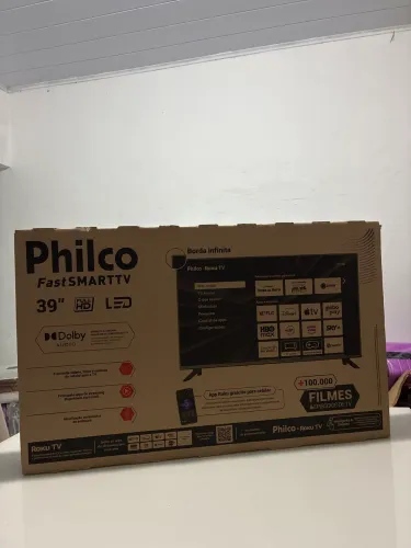 Tv Philco 39 lacrada com nota